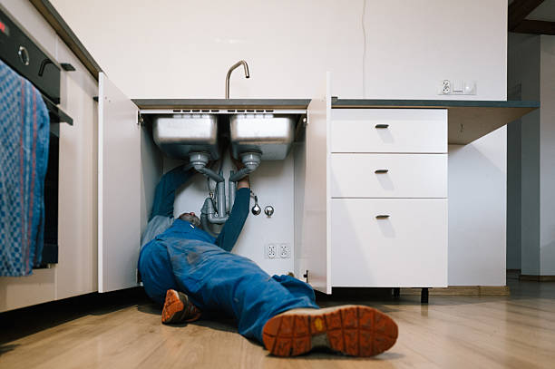 Professional Drain Cleaning technician working in Lemasters, PA